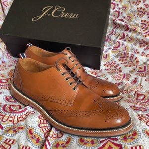 J.Crew Oar Stripe Shortwing Derbys